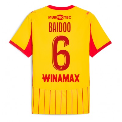 RC Lens Samson Baidoo #6 Hjemmedrakt 2025-26 Kortermet RC Lens Samson Baidoo #6 Hjemmedrakt 2025-26 Kortermet